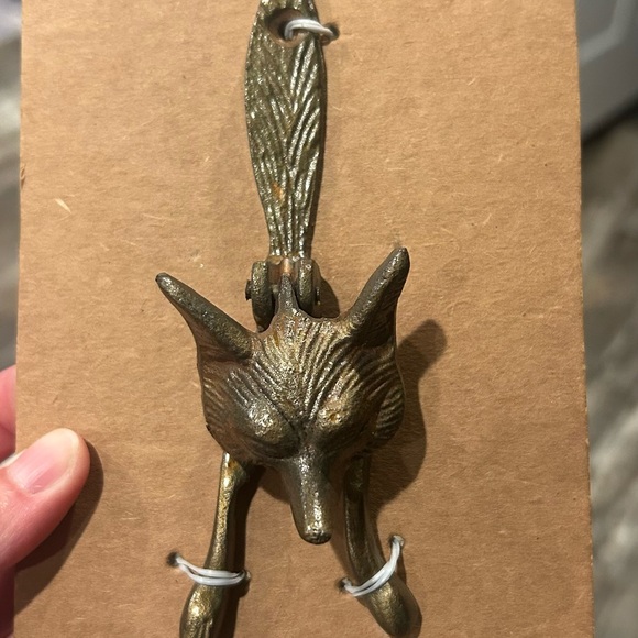 Bronze Fox Door Knocker - Picture 2 of 7